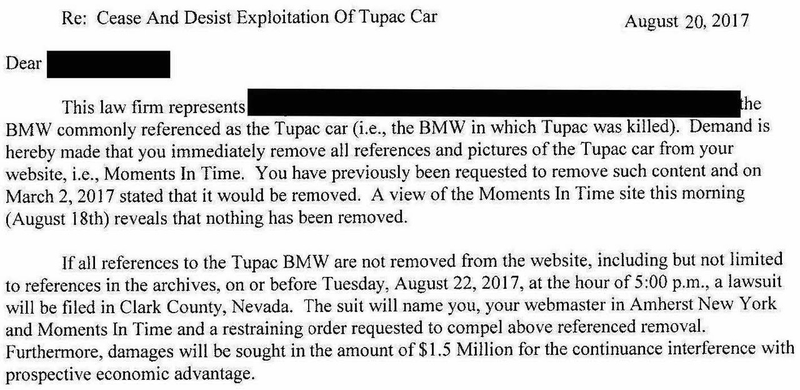 Illustration for article titled The Bizarre War Over Tupac’s BMW